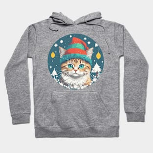 Christmas cat Hoodie